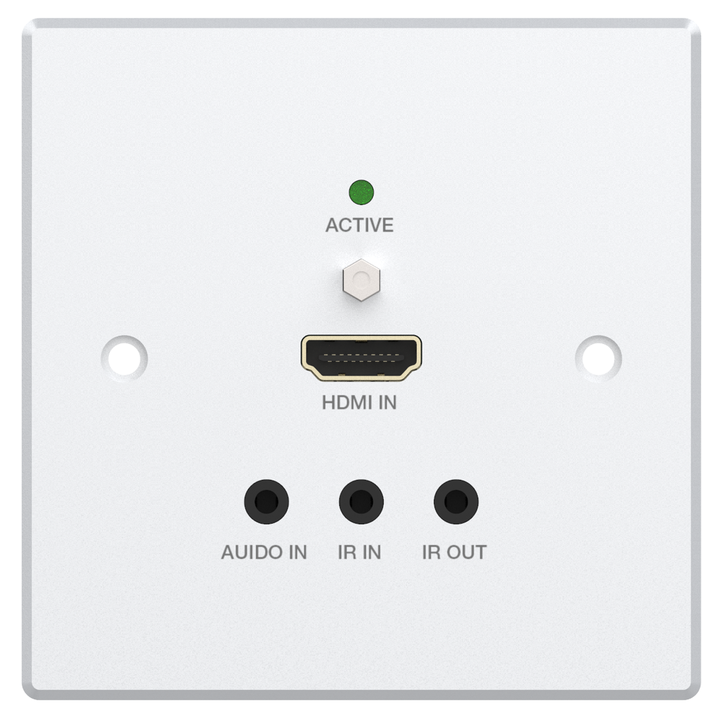 MEPX-WPB70HCN 4K60 HDBaseT Wall Plate (70m/CN-UK-1GANG) — MEGRA MATRIX