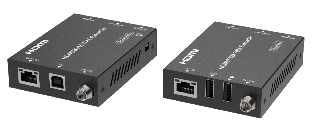 MEPX-EDB70SK 4K60 HDMI KVM Extender (70m) — MEGRA MATRIX