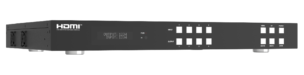 MMPX-B44H70P 4x4 HDBaseT Matrix (70m/ARC) — MEGRA MATRIX
