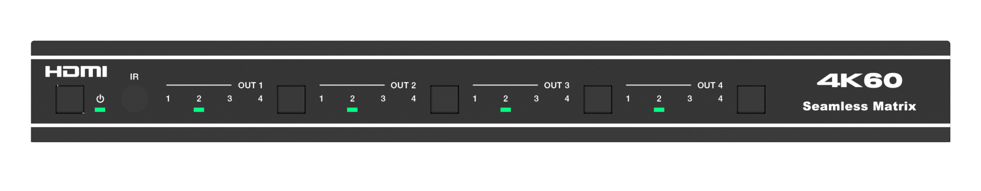 MMPX-MXB44SL 4x4 HDMI Seamless Matrix (Video Wall) — MEGRA MATRIX