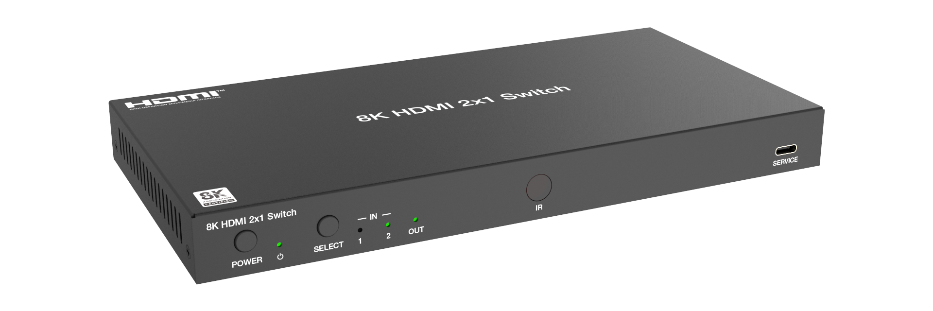 MSPX-SWC21AP 8K HDMI 2x1 Switcher — MEGRA MATRIX